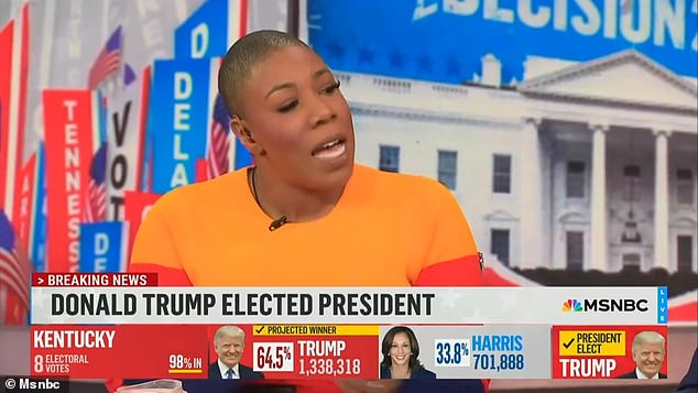 MSNBC's Symone Sanders-Townsend appeared on Morning Joe on Wednesday to discuss President-elect Donald Trump's election victory