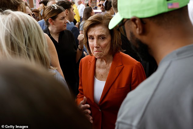 Democratic lawmakers are frustrated with Nancy Pelosi (above)