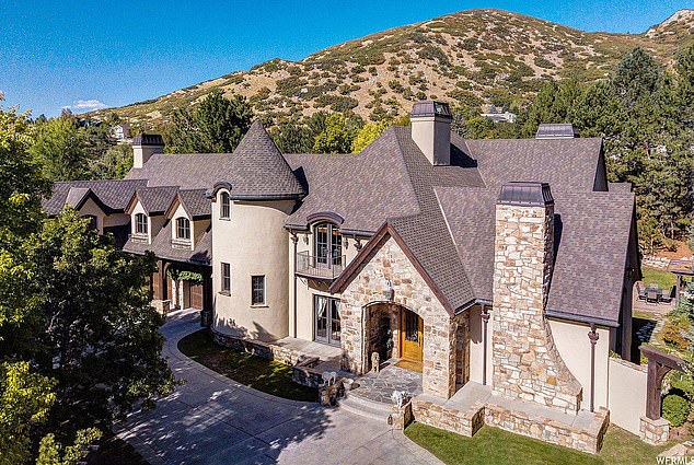 Officials say the developments would bring an economic boom to the area and make room for the construction of a number of multi-million dollar homes. A Utah McMansion is pictured