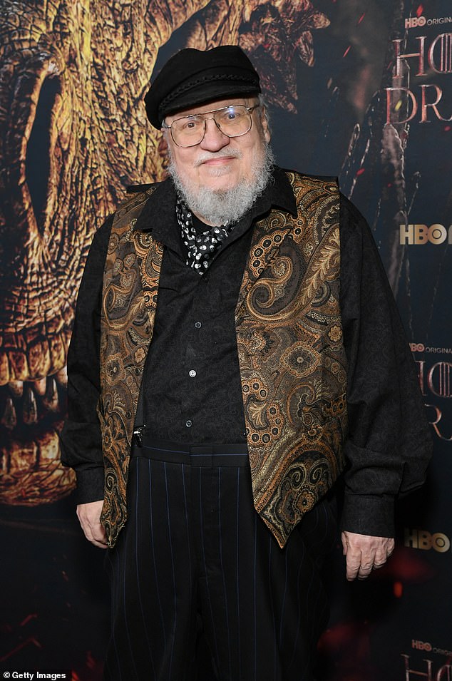 George RR Martin recently teased a potential project with Maisie Williams, the actress who captivated audiences as Arya Stark in HBO's adaptation of his iconic Game of Thrones series; (seen in 2023)