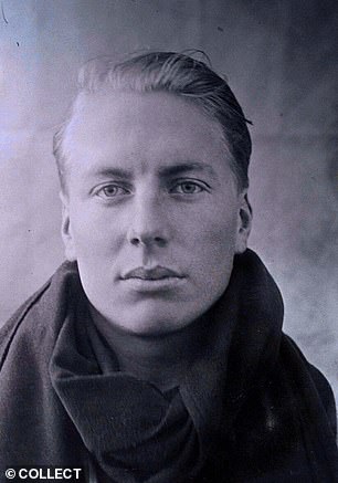 Irvine (above) disappeared at the age of 22 along with his climbing partner, famed mountaineer George Mallory, in June 1924