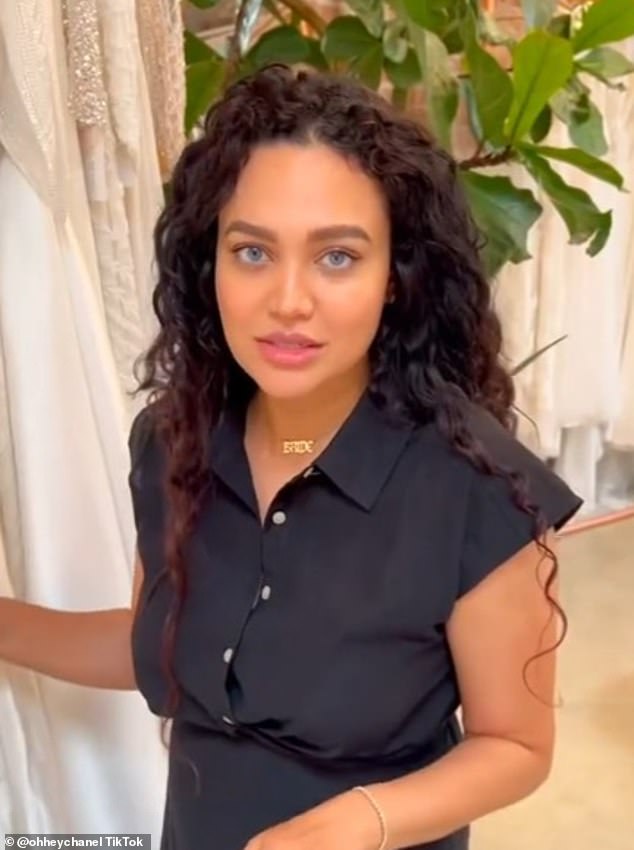 The complicated case surrounding Gossip Girl actress Chanel Maya Banks, 36, took another strange turn on Wednesday. Pictured on her TikTok account