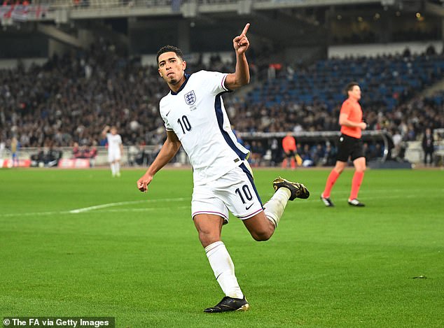 Jude Bellingham played the leading role in England's 3-0 win over Greece in the Nations League on Thursday