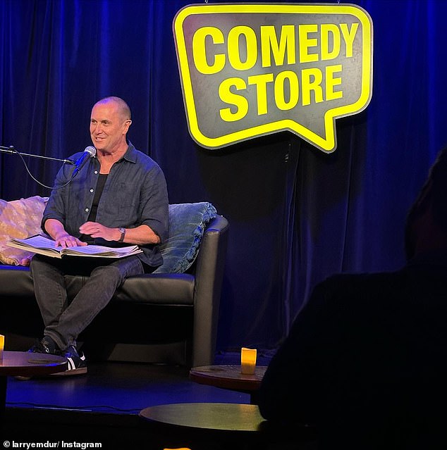 It comes after the Gold Logie winner, 59, shared a more recent photo from his performance at The Comedy Store last week