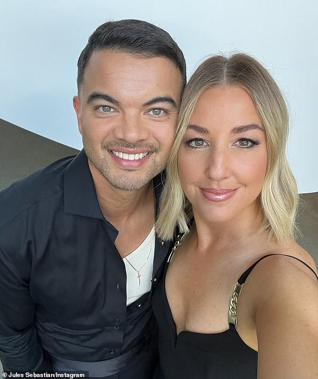 Jules Sebastian has shared devastating news with her followers, revealing that her father has passed away. (Jules pictured with husband Guy Sebastian)