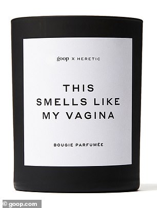 The actor famously posted a candle called 'This Smells Like My Vagina' on her online Goop store