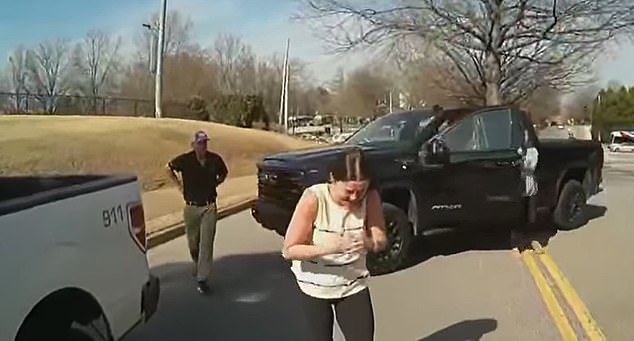 Heartbreaking police bodycam footage captured the moment Laken Riley's devastated family arrived at the murder scene and were told she had been murdered