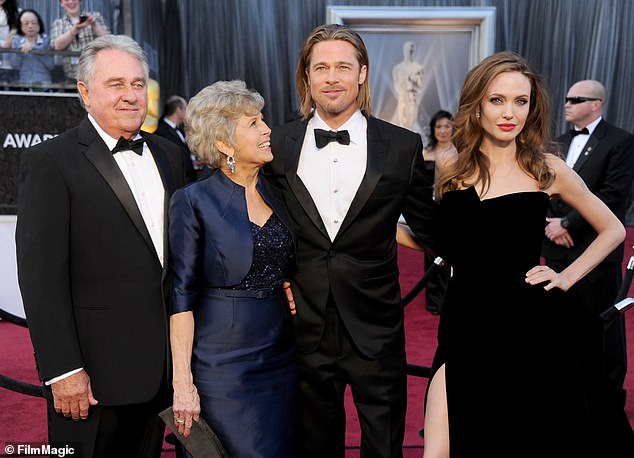 Brad Pitt's family, including his parents, siblings, cousins, mourn the close bond they once shared with his children (pictured with his parents and Angelina Jolie)