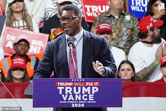 Herschel Walker made an embarrassing mistake introducing Donald Trump to Georgia