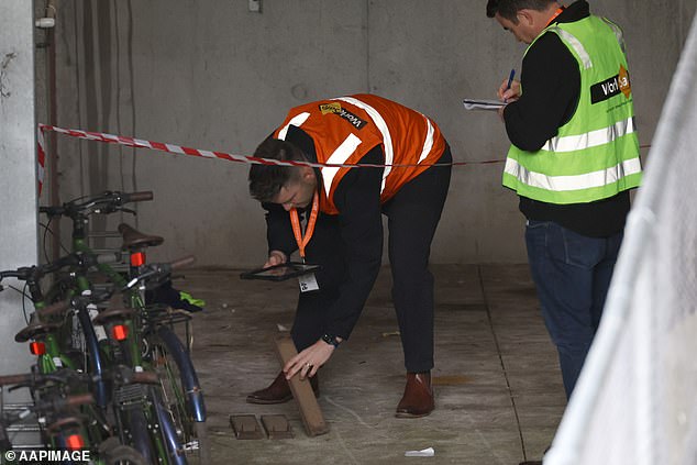 A year eight student is in a 'serious but stable' condition after falling through a balcony at St Kevin's College in Toorak, Melbourne, at 11.20am on Friday