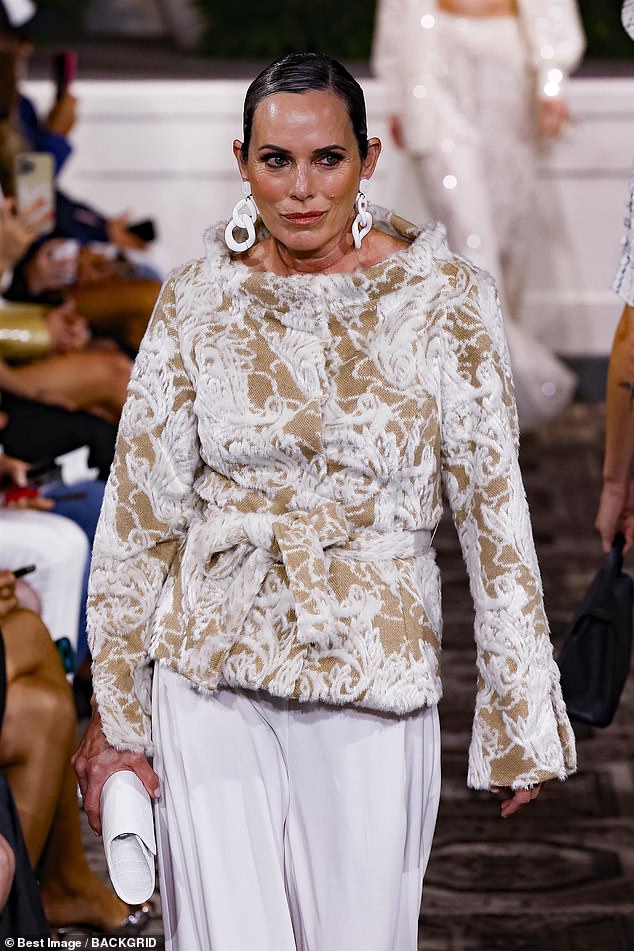 This 58-year-old actress, who rose to fame after appearing in Home Alone in 1990, recently made her runway debut at the Dennis Basso show during New York Fashion Week