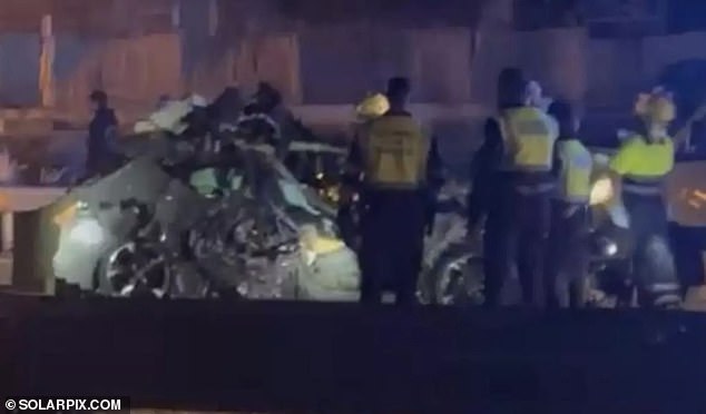 The crash site is about 50 kilometers southeast of the city of Murcia