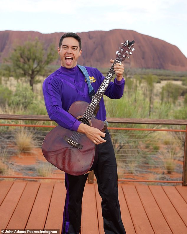 'Hot Purple Wiggle' John Pearce has given a sneak peek into his fitness regime