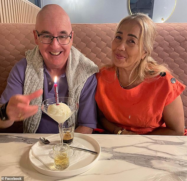 Ronel Etipona Perido is accused of murdering Sydney man David Fisk (left) and his 55-year-old Filipino-Australian partner - Lucita Cortez (right)