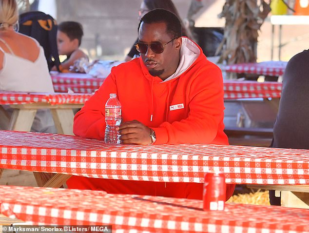 Diddy, shown at a pumpkin patch in Los Angeles in 2019, will spend his 55th birthday today at the Brooklyn Metropolitan Detention Center, where he will make a brief court appearance