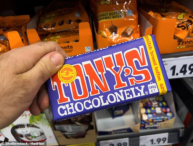 A Tony Chocolonely product scored 37 out of 100