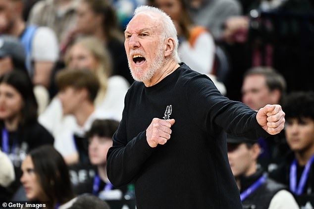 Spurs head coach Gregg Popovich will be absent from the team indefinitely