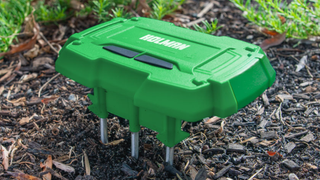 Smart moisture sensor from Holman Industries in a garden