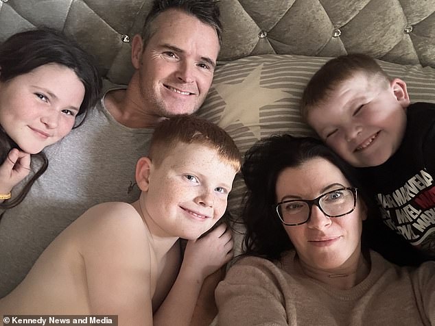 Mum-of-three Claire Turner, 43, has told of her devastation after what she thought was a 'pulled muscle' in her shoulder turned out to be stage four cancer