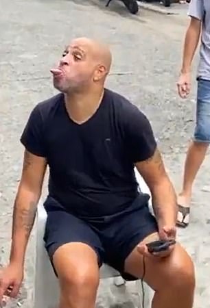 Former Inter Milan and Brazil striker Adriano has appeared in a social media clip that has sparked health concerns