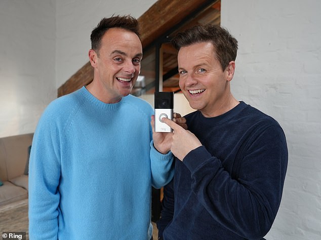 Iconic TV duo Ant and Dec have become the latest stars to lend their voices to the Ring Video Doorbell