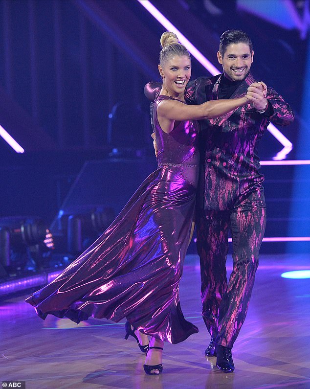 Amanda Kloots, 42, claimed Bernsten, 30, was harsh on her during their rehearsals when she talked about her experiences on the competition show; still pictured in September 2021 on DWTS