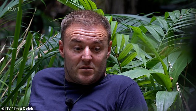 During I'm A Celeb, Alan opened up about his split from Dean McCullough, where he revealed he is now 'more than happy being single' (pictured)