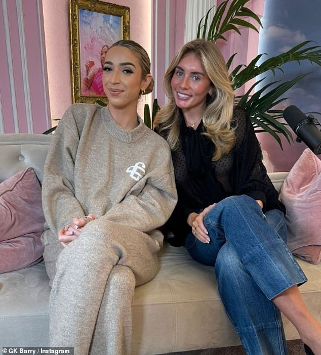 The star - whose full name is Grace Keeling (L) - was recently joined by controversial media sensation Bonnie Blue (R), who made headlines for taking on the challenge of bedding 100 men a day.