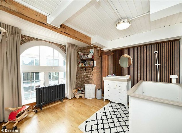 Could be yours: the property on London Bridge is a split-level warehouse conversion