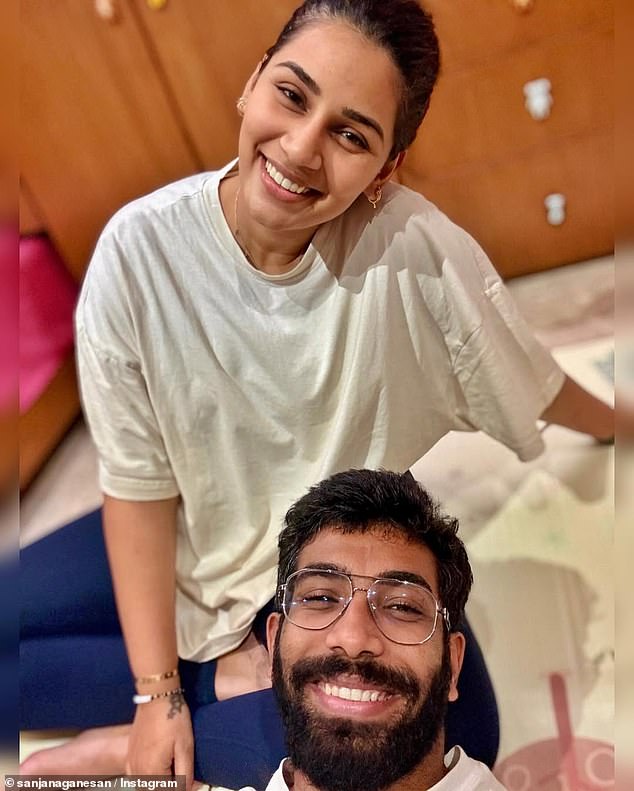 Indian captain Jasprit Bumrah is married to popular sports reporter Sanjana Ganesan, who has 1.6 million followers on Instagram