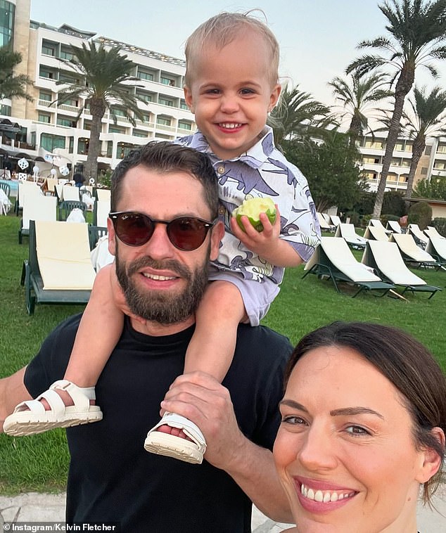 Kelvin Fletcher, 40, enjoyed a very luxurious holiday with his beautiful wife Liz, 41, and their four children in Cyprus as he shared sweet Instagram photos on Monday