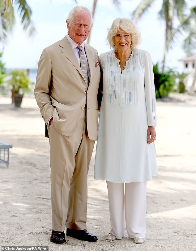 King Charles III and Queen Camilla recently returned from a trip to Samoa (pictured in Apia in October)