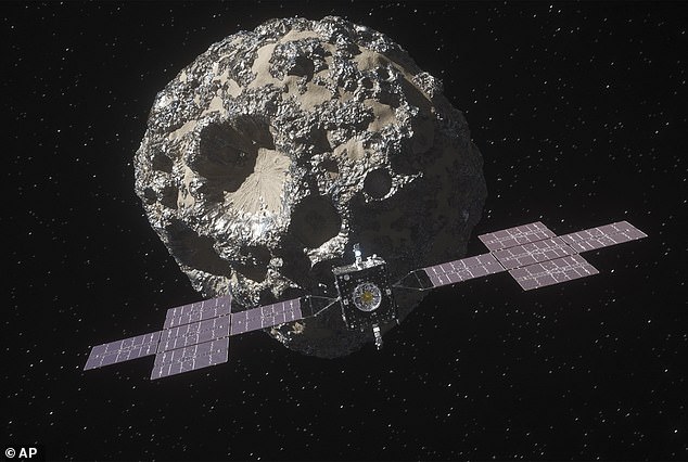 Space experts say mining asteroids could be the way to make 'big money' as a single asteroid like 16 Psyche (artist's impression) could contain $10,000 trillion worth of metals.