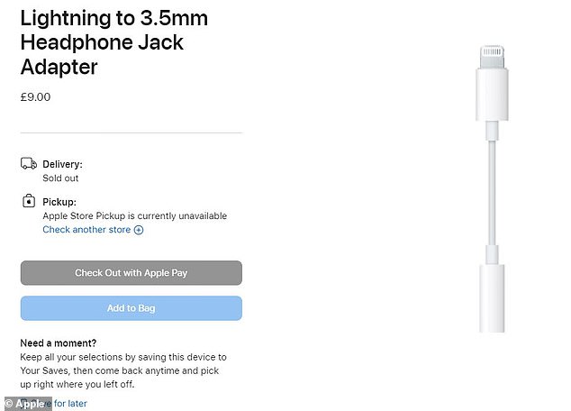 Apple appears to have discontinued the Lightning to 3.5mm Headphone Jack Adapter, as consumers around the world are noticing that the popular piece of technology is now out of stock