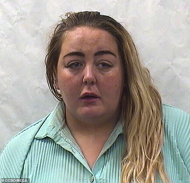 Kim Hall, 28, (pictured) is accused of smuggling £15million worth of cocaine in her suitcases