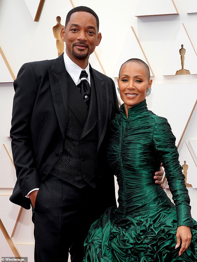 The longtime couple — Jada, 53, and Will, 56 — dined with Jay Shetty in Los Angeles on Thursday night; in the photo in 2022