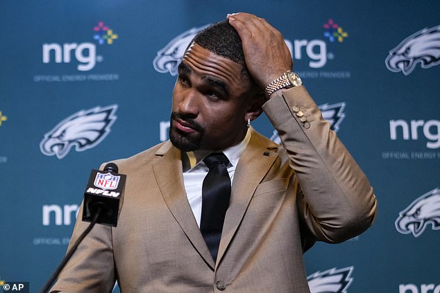 QB Jalen Hurts can't play golf because of a clause in his huge contract with the Philadelphia Eagles