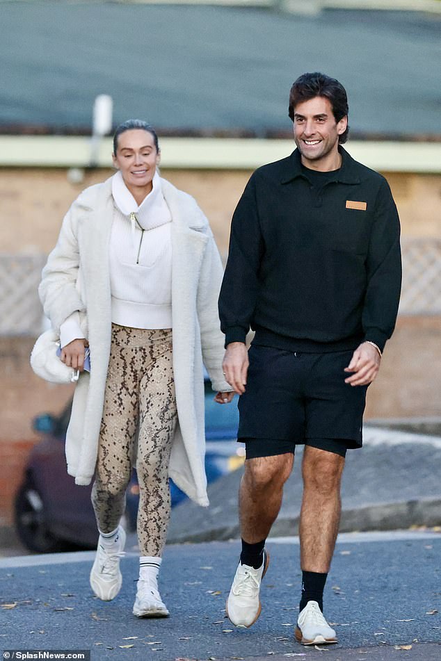 James Argent hit the gym in Essex with his new girlfriend Nicoline Artursson earlier this week