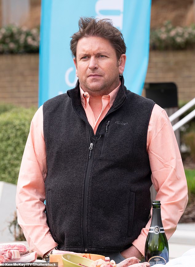 James Martin has opened up about the invisible battle he faces while filming his ITV cooking show due to a health battle [pictured in 2021]