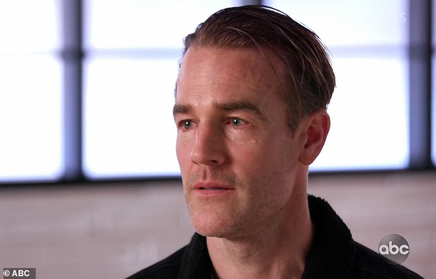 James Van Der Beek has been inundated with a wave of supportive messages from his fans after going public with his battle with colon cancer (2019 photo)