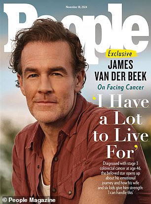 The Dawson's Creek star, 47, shared the news earlier this week that he was battling colorectal cancer. Now he has spoken to People magazine about the change in his body that alerted him that something was wrong