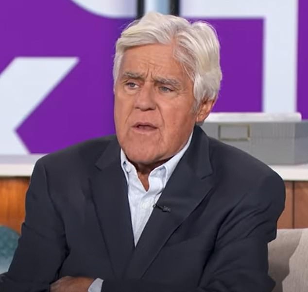 Jay Leno, 74, came under fire on social media after saying he thought Tuesday's election was 