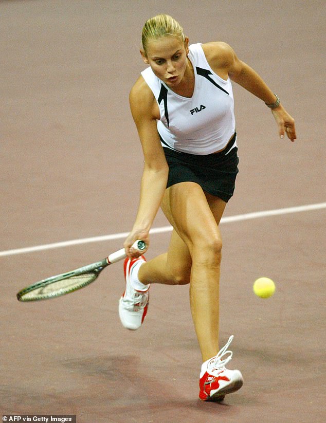 The teenage prodigy's tennis career peaked when she reached the quarter-finals of Wimbledon in 1999 and the semi-finals in 2000, followed by the quarter-finals of the French Open in 2002