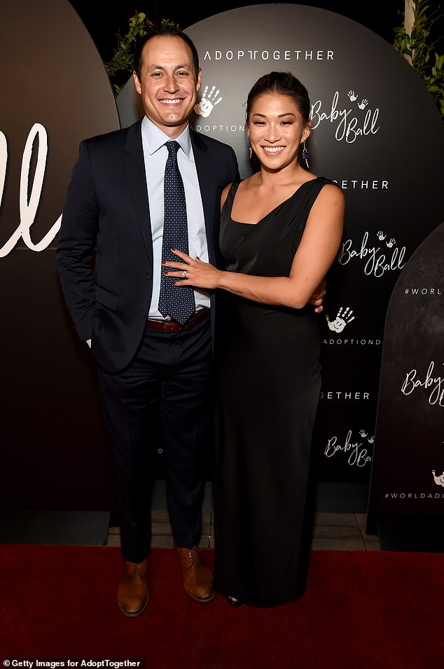 Jenna announced her pregnancy in June; the couple pictured in 2021