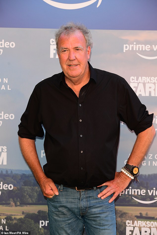 Jeremy Clarkson, 64, gave fans a major health update after revealing last month that he was 'days away from death' before his life-saving heart surgery (pictured in October 2024)