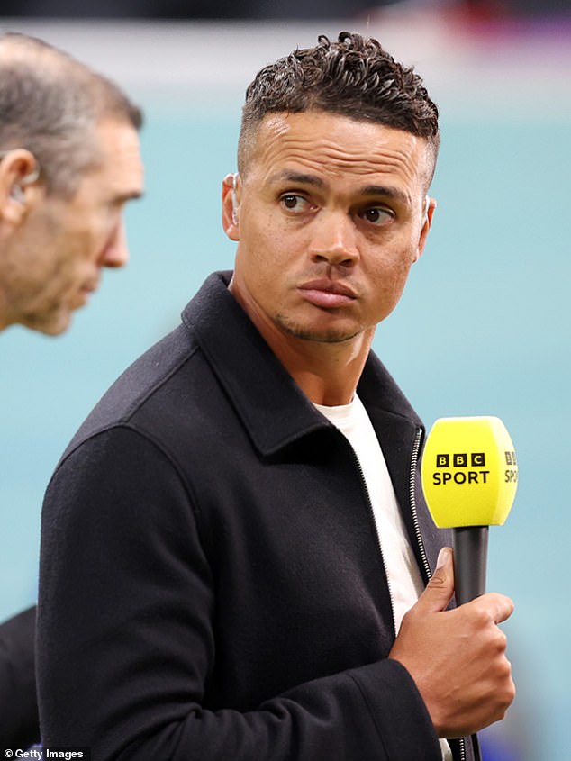 Jermaine Jenas, 41, was fired earlier this year by the BBC, where he worked on Match Of The Day and The One Show, after sending explicit text messages to two female employees