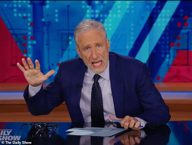 61-year-old Daily Show host Jon Stewart invaded the pollsters on Tuesday evening, just before Donald Trump was declared president