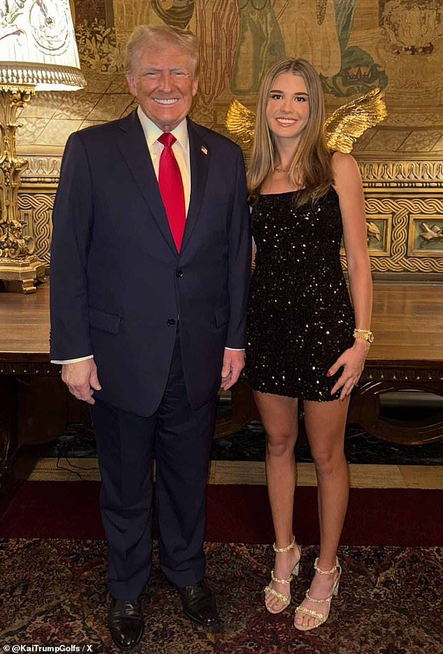 Kai was seriously stylish on Tuesday night when she showed up at her grandfather Donald Trump's election party at Mar-a-Lago, wearing a chic Rolex watch and a surprisingly affordable sequin mini dress from Nordstrom.