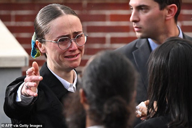 Ella Emhoff, 25, broke down in tears as Vice President Kamala Harris conceded to former President Donald Trump on Wednesday