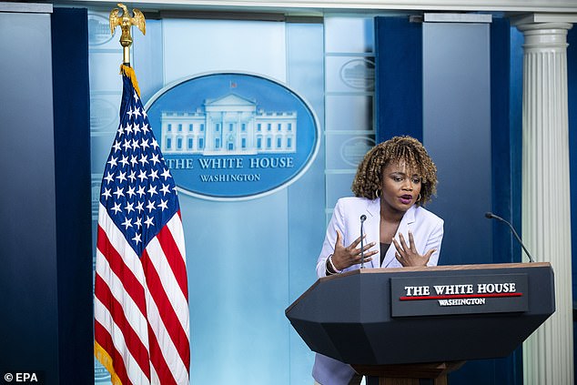 White House Press Secretary Karine Jean-Pierre struggled to explain Kamala Harris' loss